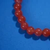 South Red Agate & Gold-Clad Silver Jade Gourd Bracelet with Natural Pearl