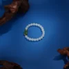 White Jade/ Green Jasper Pixiu (Frog-Like Creature)