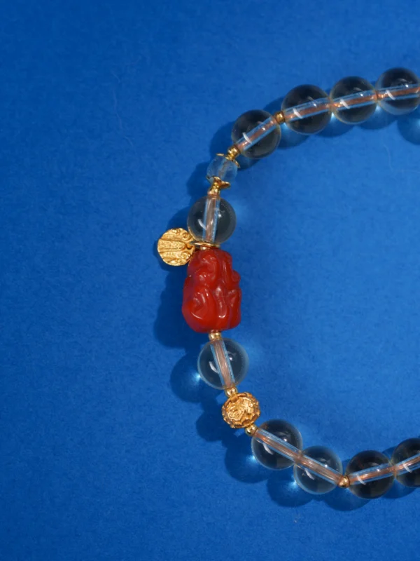 Citrine/ South Red Agate Pixiu