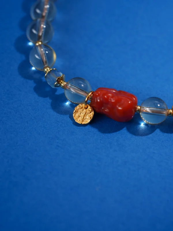 Citrine/ South Red Agate Pixiu