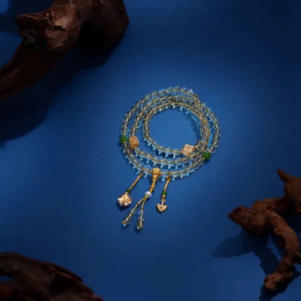 Dancing Golden Light - Citrine for Wealth, Jasper for Stablity