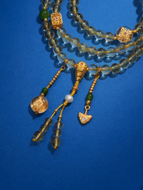 Dancing Golden Light - Citrine for Wealth, Jasper for Stablity