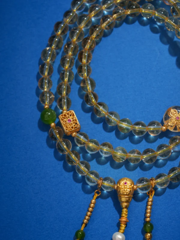 Dancing Golden Light - Citrine for Wealth, Jasper for Stablity