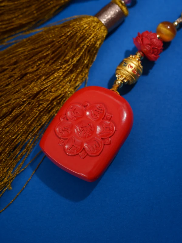 The Yellow Wealth God(Jambhala) – Portrait/Cinnabar