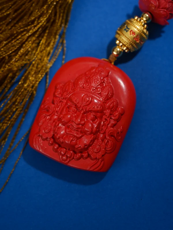 The Yellow Wealth God(Jambhala) – Portrait/Cinnabar